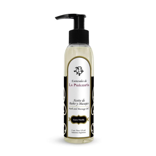 La Pasionaria – Aceite de Baño y Masajes – Coco y Vainilla